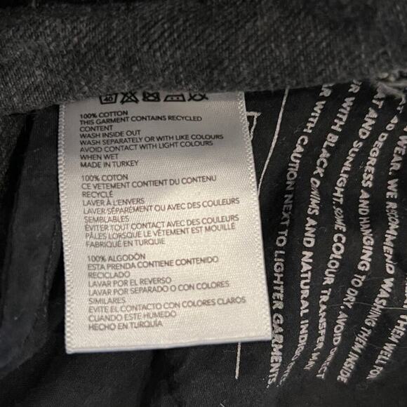 BDG Urban Outfitters Pax Tapered Womens Wash Black Jeans Size 26 - Picture 7 of 9